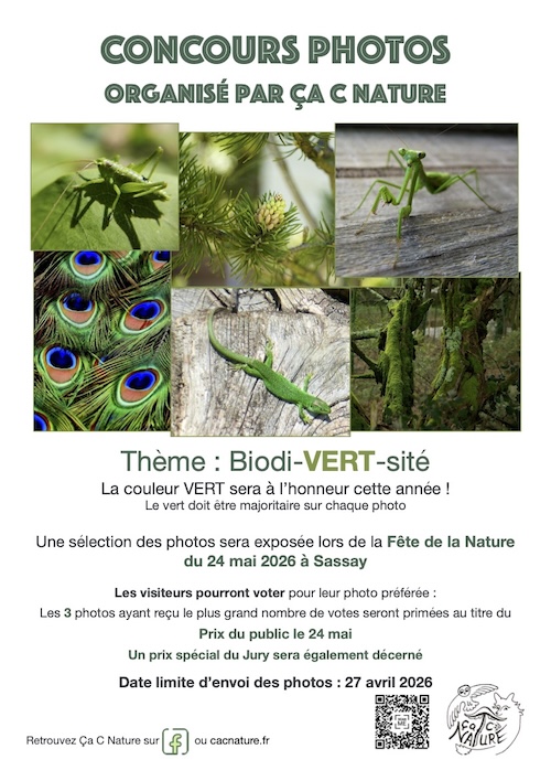 affiche concours photo de la Fête de la Nature