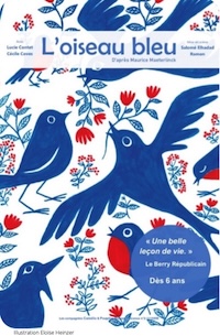 affiche spectacle oiseau bleu